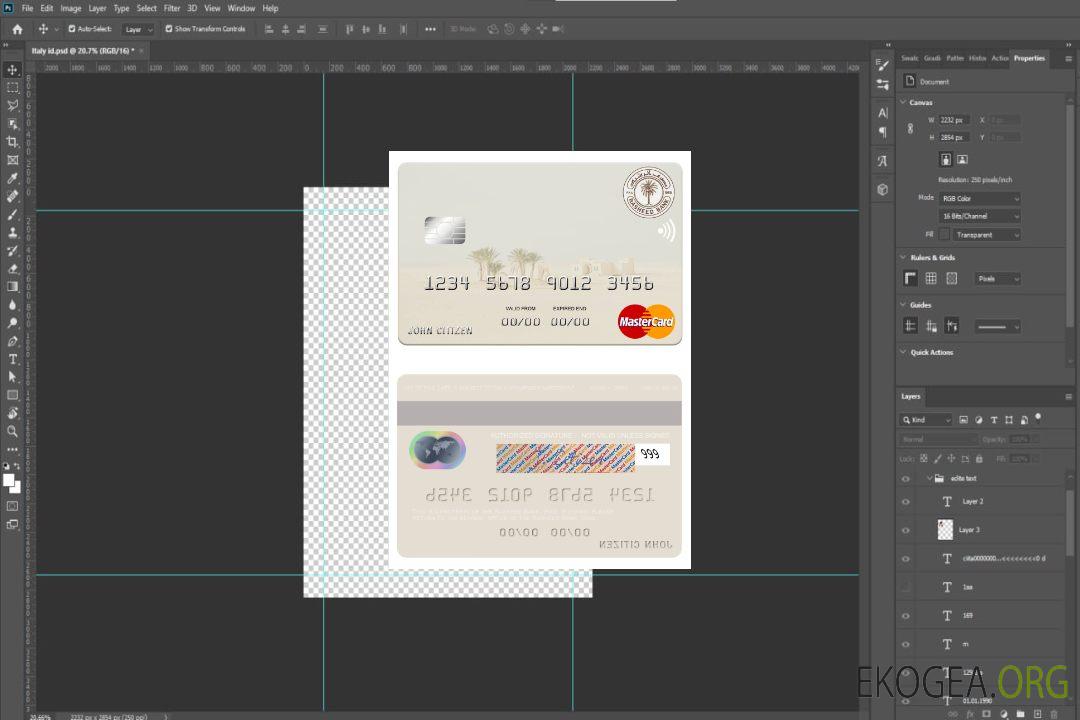 Carte maîtresse de la Banque Rasheed en Irak template